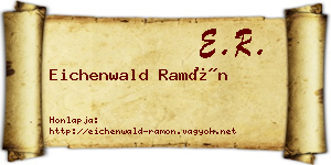Eichenwald Ramón névjegykártya